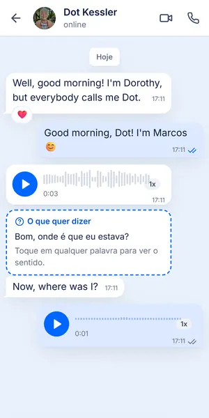 They send voice notes. You answer out loud