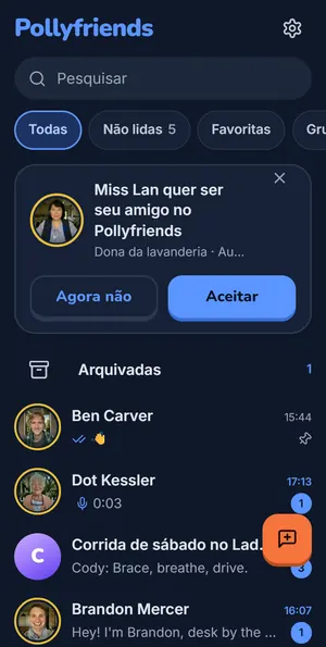 The app speaks your language